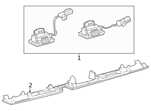 License Lamps for 2024 Lexus GX550 #0