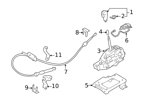 Gear Shift Control for 2014 INFINITI QX80 #0