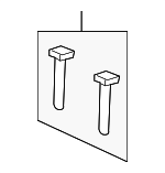 5F9Z74610A16AAC - Body: Headrest Guide for Ford: Five Hundred, Freestyle, Taurus, Taurus X | Mercury: Montego, Sable Image