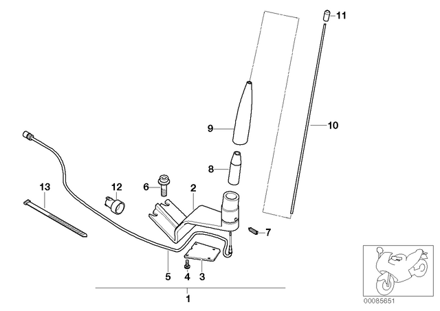 65212305993 - : Cover for BMW-Motorrad Image