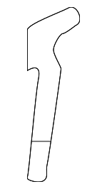 8D0839133A - Body: Control Rod for Audi: A4, A4 Quattro, S4 Image