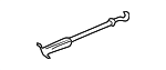 8D0839081A - Body: Control Rod for Audi: A4, A4 Quattro, S4 Image
