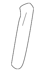 893837187E01C - Body: Knob for Audi: 100, 100 Quattro, 90, 90 Quattro, A4, A4 Quattro, A6, A6 Quattro, A8, A8 Quattro, S4, S6 Image