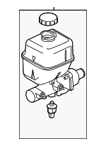 8C3Z2140J - Body: Master Cylinder for Ford: E-150, F-250 Super Duty, F-350 Super Duty, F-450 Super Duty, F-550 Super Duty Image