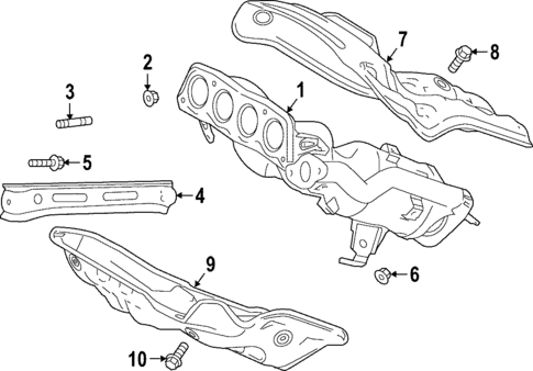 Exhaust Manifold for 2025 Lexus NX250 #0