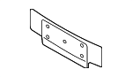 4E0807287GRU - Body: License Bracket for Audi Image
