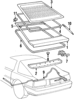6700514312 - Body: Lift Gate for Toyota: Supra Image