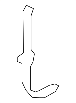 39801755 - Body: Cowl Trim for Volvo: S60, S60 Cross Country, V60, V60 Cross Country Image