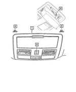 1RC66HL1AG - Interior Trim: Overhead Console for Chrysler: 300 Image