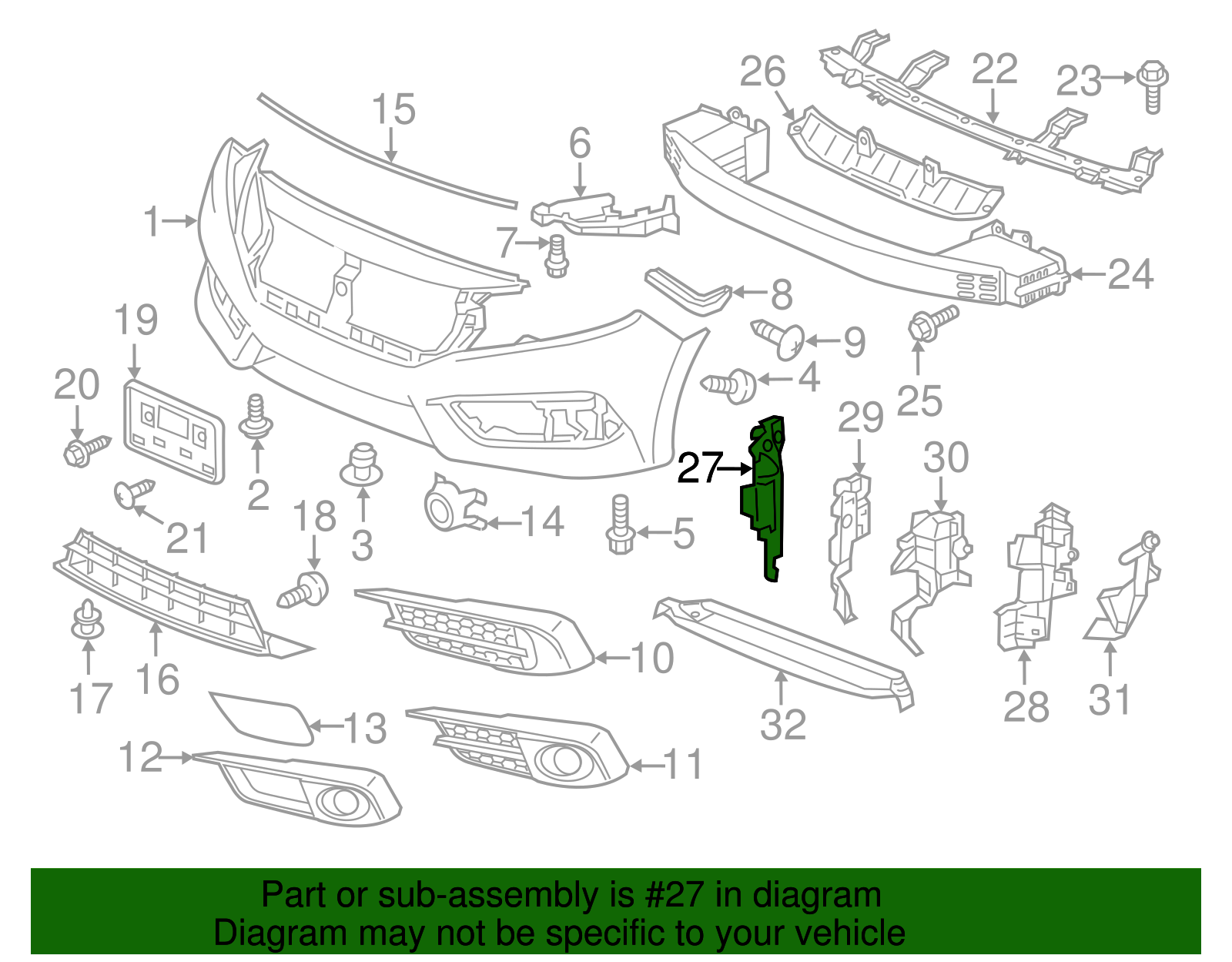71201-TBA-A00 - Air Guide 2016-2018 Honda Civic | Toronto