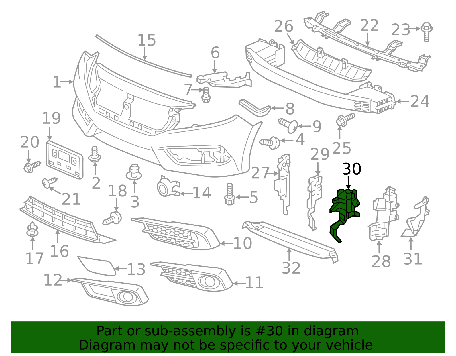 2016-2018 Honda Civic Air Guide 71206-TBC-A00 | OEM Parts Online