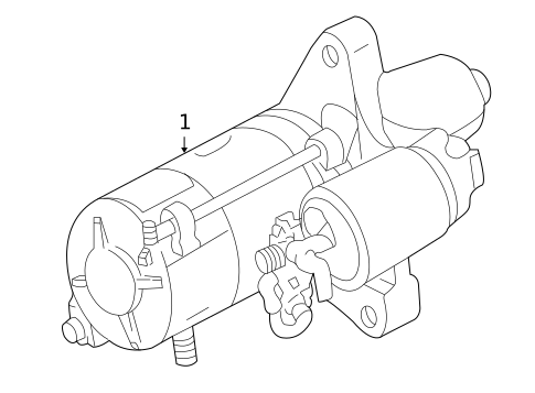 Starter for 1998 Acura RL #1