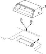 F8VZ13A613AAF - Electrical: High Mount Lamp for Lincoln: Town Car Image