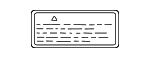 MR311090 - Body: Info Label for Mitsubishi Image