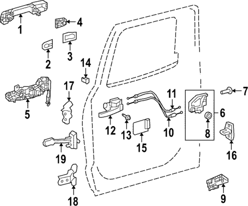 Lock & Hardware for 2022 Toyota Tundra #2