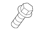 90105A0102 - : Upper Shield Bolt for Lexus: NX250, NX350h, NX450h+, RX350h, RX450h+, TX350, TX500h, TX550h+ Image