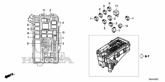 Control Unit (Engine Room) (2) for 2016 Honda Civic #0
