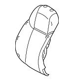 2059100216 - Body: Seat Back Pad for Mercedes-Benz Image