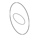 22181002692A10 - Body: Nameplate for Mercedes-Benz: GLC 300, GLC 350e, GLC 43 AMG&amp;reg;, GLC 63 AMG&amp;reg;, GLC 63 AMG&amp;reg; S Image image