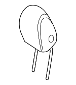 25397043003E36 - Body: Headrest for Mercedes-Benz Image