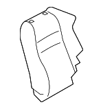 64151CA860VL - : Seat Back Cover for Subaru Image