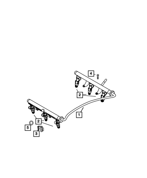 Fuel Rail for 2006 Jeep Liberty #0