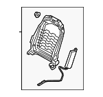 88310GG100 - Body: Seat Back Frame for Kia Image