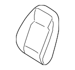 88350GG100 - Body: Seat Back Pad for Kia Image