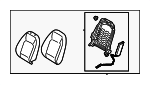 88300GGAB0D26 - Body: Seat Back Assembly for Kia Image
