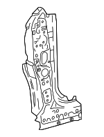 6110906180 - Body: Hinge Pillar Reinforced for Toyota Image