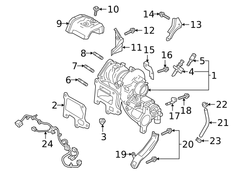 Turbocharger for 2021 Mazda 6 #1