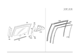 2217302918 - Rear Doors: Crank Window for Mercedes-Benz Image