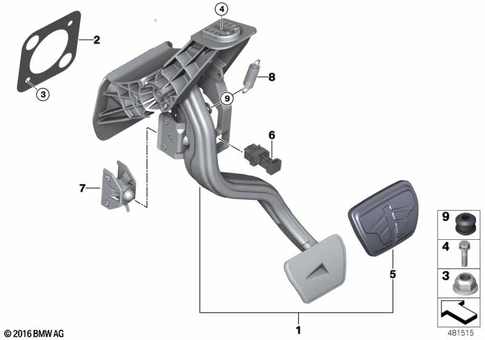 Pedals for 2019 BMW X3 M40iX #0