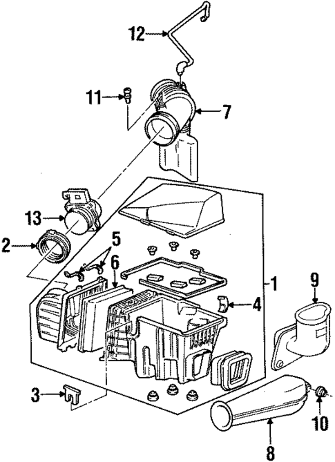 Air Intake for 1998 Oldsmobile Silhouette #0