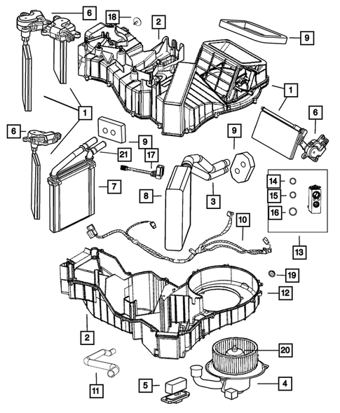 Air Conditioner and Heater Units for 2015 Dodge Viper #0