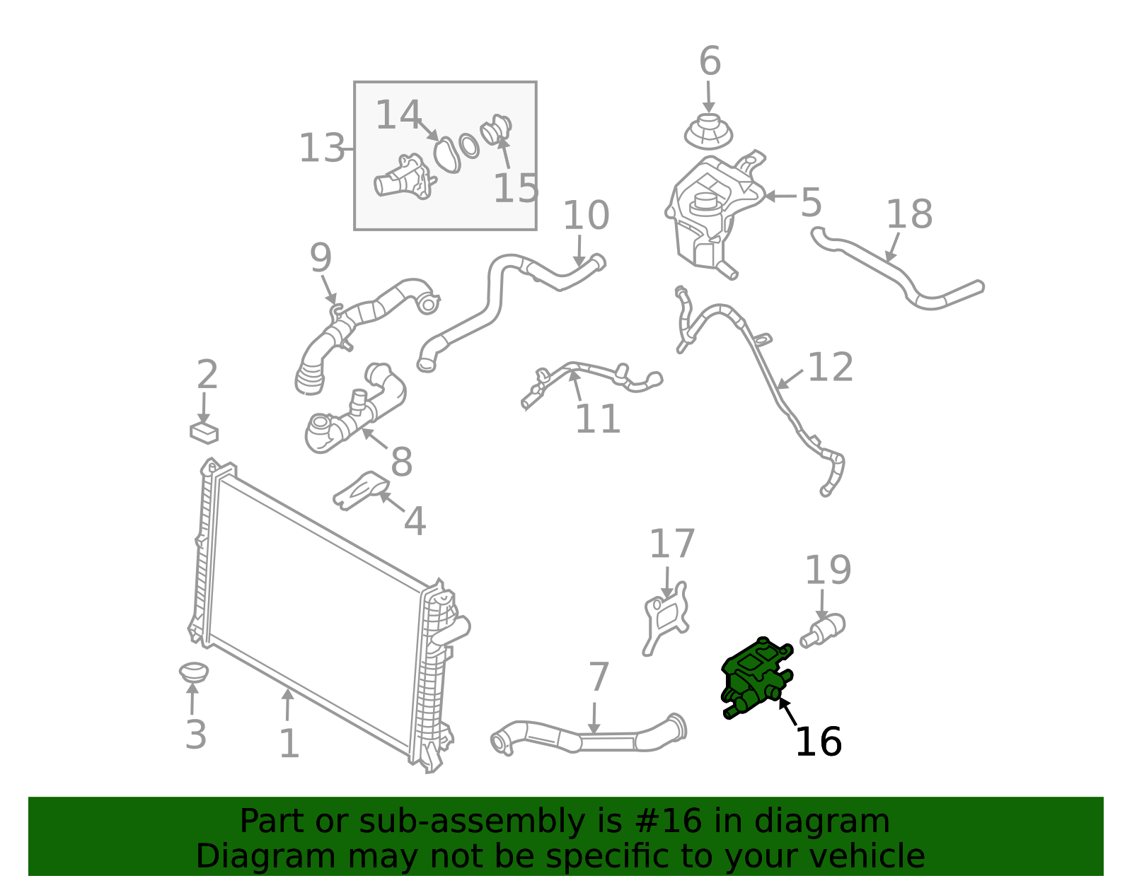 6G9Z-8K556-A - Engine Coolant Outlet Flange - 2006-2009 Ford | Lasco ...