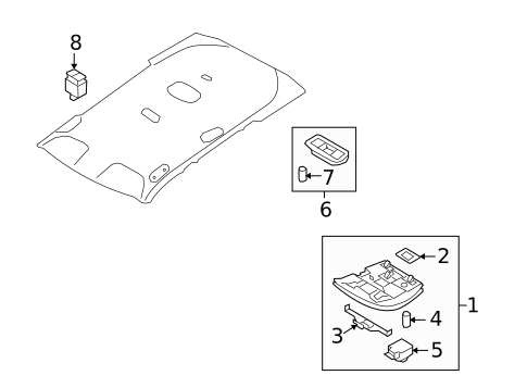 Overhead Lamps for 2013 Volvo XC60 #0