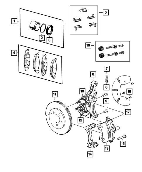 Front Brakes for 2012 Chrysler 200 #0