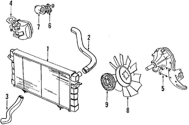 NTC5150 - Cooling System: Radiator for Land-Rover Image