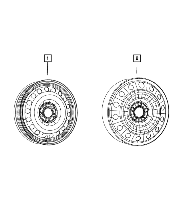68294323AA - : Spare Wheel, Brazil for Mopar Image