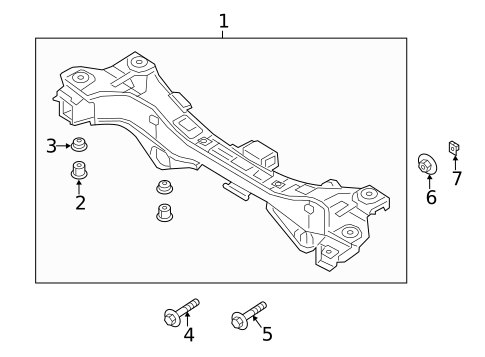 Suspension Mounting for 2014 Hyundai Azera #0