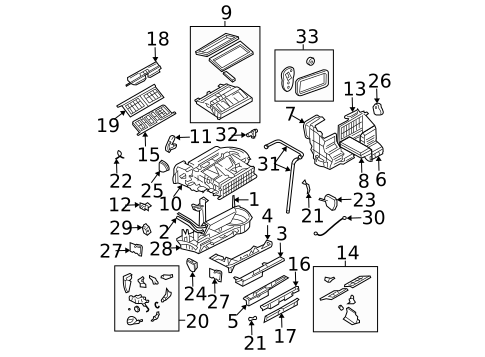 Temperature Controls & Related Components for 2006 Buick Rendezvous #0