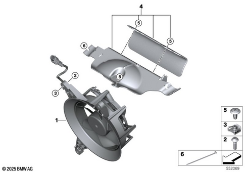 Electric Fan, Suction for 2026 BMW-Motorrad F 450 GS #0