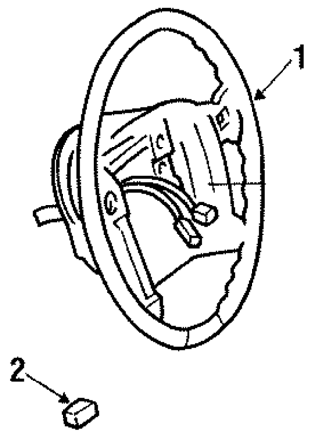 FOJY3600A - Steering: Steering Wheel for Ford Image