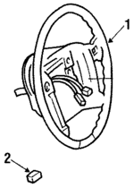 FOJY3600A - Steering: Steering Wheel for Mercury: Capri Image