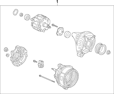 Alternator for 2025 Honda Civic #1