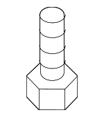 90006711704 - Brakes: ABS Wheel Speed Sensor Screw for Porsche Image