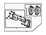 58110P2000 - Brakes: Caliper Assembly for Hyundai Image