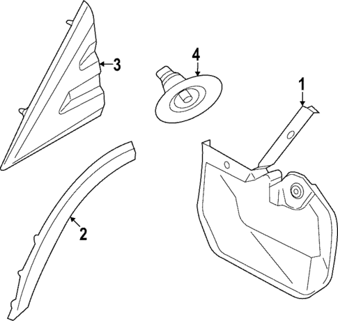 Exterior Trim - Fender for 2025 Ford E-Transit #0