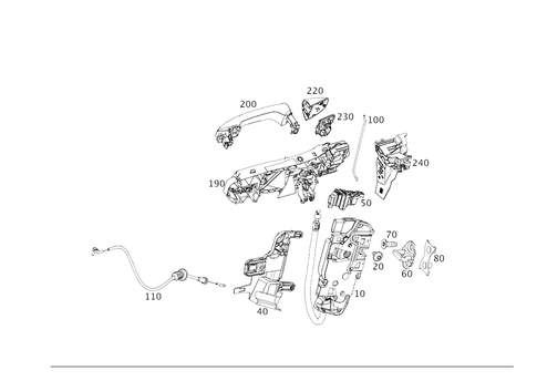 Locking System for 2025 Mercedes-Benz CLA45 AMG S #0